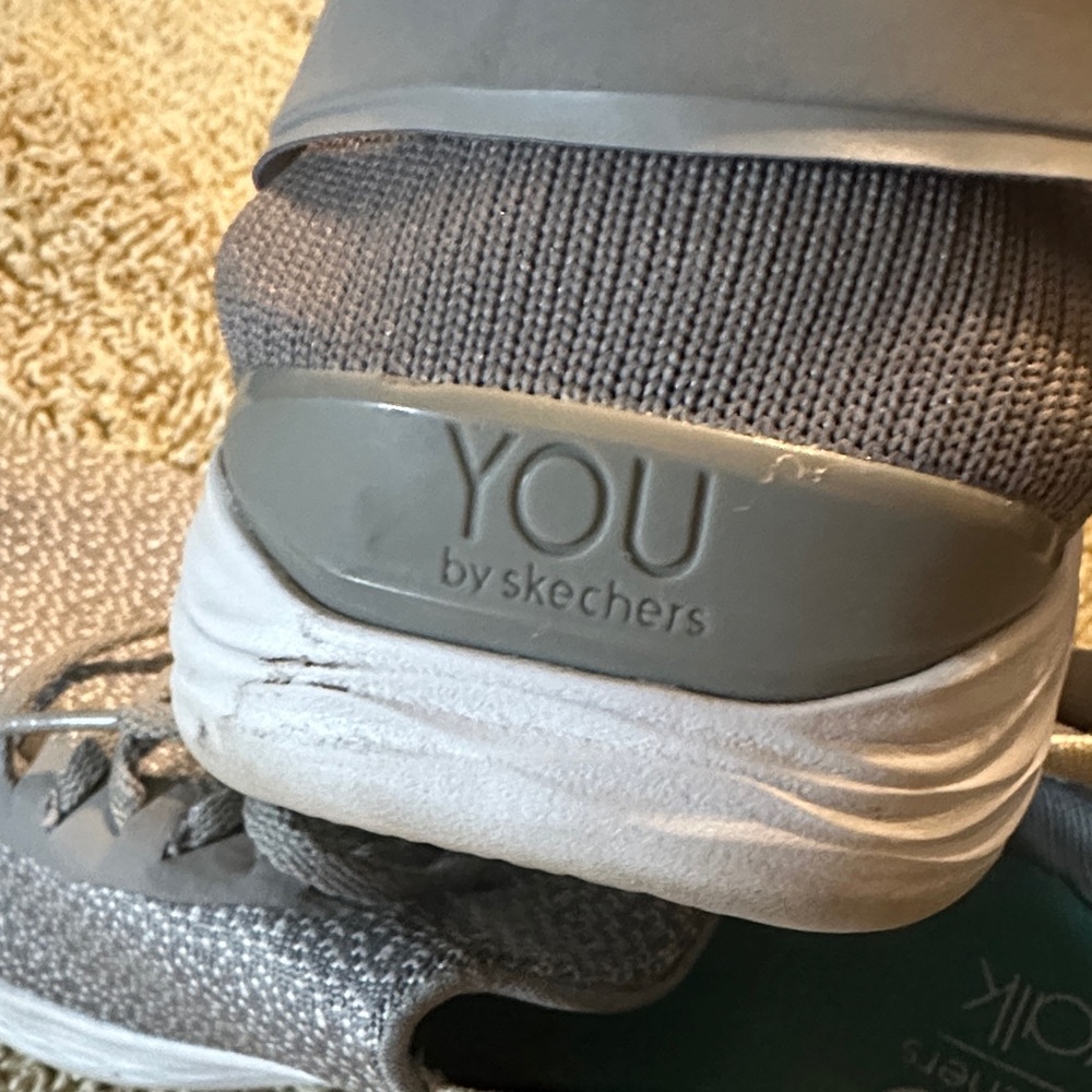 YOU BY SKECHERS WALK Gray Athletic Sneakers - Picture 7 of 10